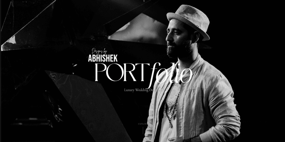 Designs by Abhishek website
